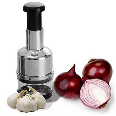 China Multi-functional viable hand pressure onion cutter creative household peeled manual garlic fruit vegetable cleaver for sale