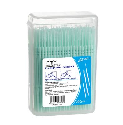 China Wholesale Disposable Package Bulk Disposable Box Low Price Selection Plastic Toothpicks Dental Wholesale for sale