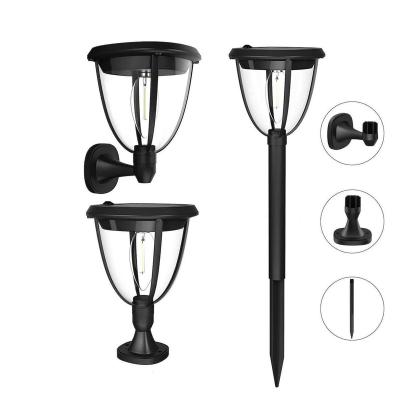 China Garden Shenzhen Fence Post Lamp Outdoor Light Solar Light Post Led Garden Lights for sale