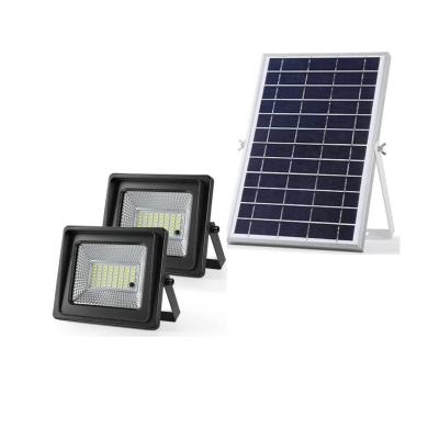 China Residential Double Heads Glass Solar Panel Lights Solar Indoor Home Solar Light for sale