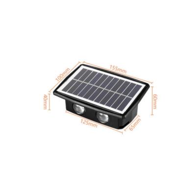 China Residential High Quality Solar Led Outdoor Solar Wall Light For Exterior Wall for sale