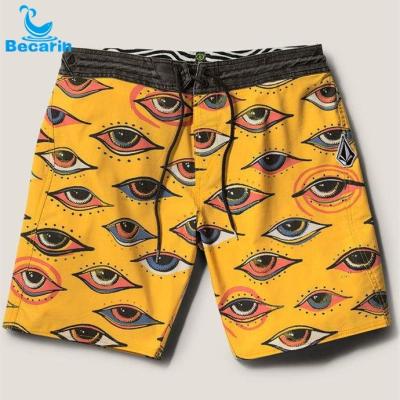 China Low MOQ breathable custom print boardshorts men beach wear speciail beach briefs for sale