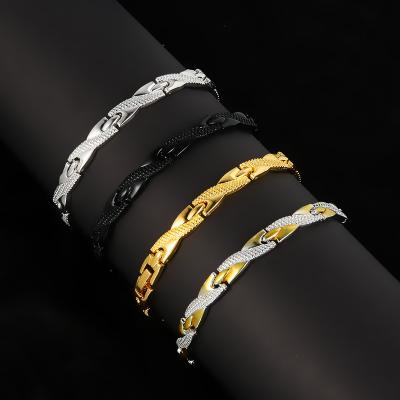 China New FASHIONABLE Healthy Magnetic Bracelet for Women Power Therapy Magnets Magnetite Bracelets Bangles Men Health Care Jewelry for sale