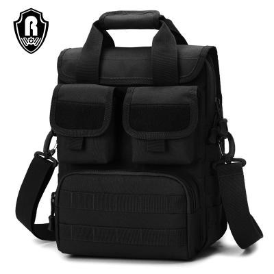 China Outdoor Activity Fashion Black Shoulder Bag For Men Cross - Body Shoulder Multi-pocket Nylon Shoulder Bag Tactical Strap for sale