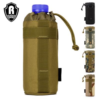 China Outdoor Activity Hands Camping Travel Free Carry Camo Nylon Bottle Bag Portable Easy for sale