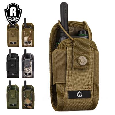 China Outdoor Activity Classic Tactical Radio Case Holder Multifunctional Walkie Talkie Hunting Heavy Duty Case For Duty Belt for sale