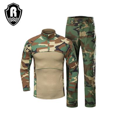 China Antibacterial Hot Sale Men's Frog Suit Military Tactical Set Breathable Long Sleeve Training Combat Sleeve Uniform for sale