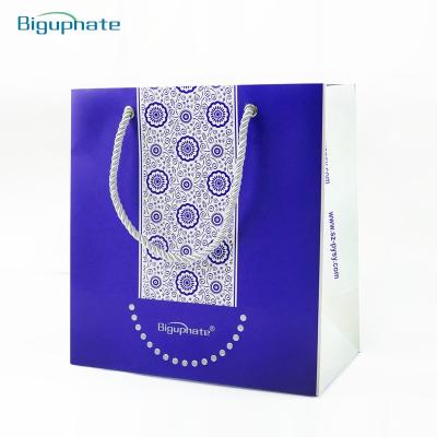 China Recyclable Wholesale Paper Gift Bag Color Printing Gift Bag for sale