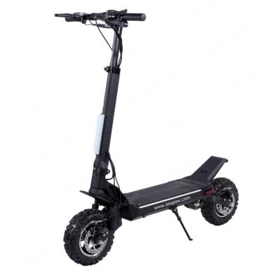 China 2021 New Next LeoPow China factory unisex folding dual motors most powerful 60V 3000W 11 inch hot sale off-road electric scooter for sale