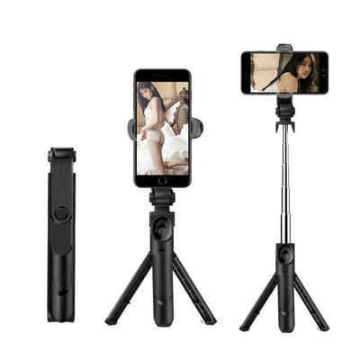 China Rotatable Hot Sales Wireless Remote Control Telescopic Selfie Stick With Foldable Flexible Tripod 360 Degrees For All Smart Phone for sale