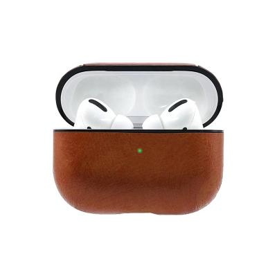 China High Quality Shockproof PU Leather Case for Shockproof Earphone Earphone Charging Case with Metal Hook for airpods 2 pro 3rd gen 3 for sale