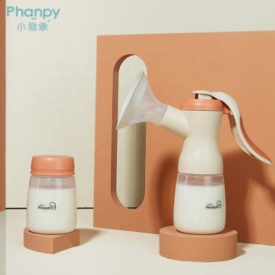 China BPA Free Phanpy Breast Pump Portable One Piece Manual Breast Pump High Efficiency Fast Delivery for sale