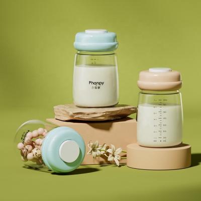 China 100% Frustum Eco-friendly Phanpy PP Wide Mouth Breast Milk Storages Bottle Bpa Free Baby Milk Feeding Milk Bottles Wholesale for sale