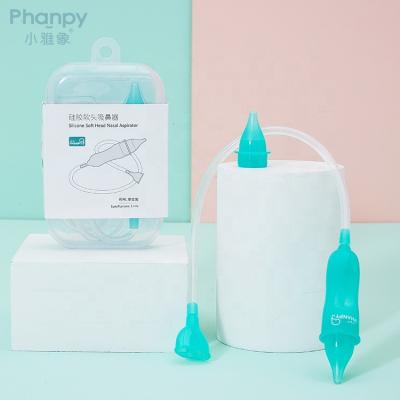 China Baby Health Care for Phanpy Baby Aspirator OEM ODM Factory Booger Nasal Cleaner Nasal Manual Silicone Aspirator Nasal Sucker for Healthy Newborn for sale