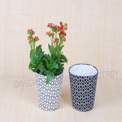 China CLASSIC Geometric Pattern Indoor Decoration Flower PLANT Pot WY18-39 for sale