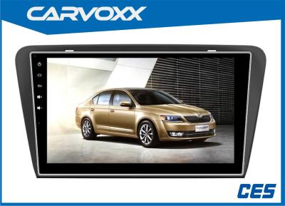 China Carro Sat estereofónico Nav de Skoda Octavia GPS com entrada da câmera da parte traseira do apoio da tela de toque à venda