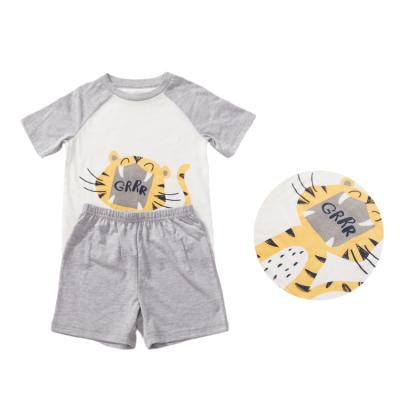 China Casual Gray Super Cute Animal Boy Clothes Sets Baby Clothing for sale