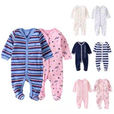 China Super Soft Cotton Long Sleeve Toddler Infant Baby Clothes Baby Romper 100% Cotton Baby Jumpsuit for sale