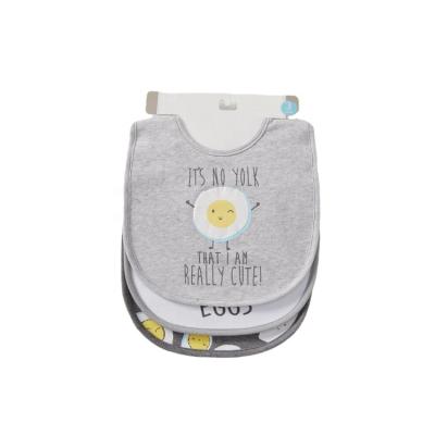 China Factory Price Sustainable Breath Printed Various Styles Baby Cotton Army Bibs for sale