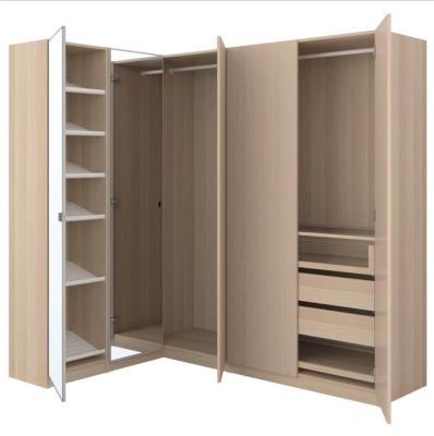 China Open Door Durable Design Cheap Modular Wardrobe Cabinet for sale