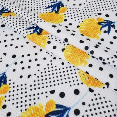 China Tear-Resistant Custom Printed No Moq Liverpool Polyester Knit Bullet Fabric For Headwrap Bow for sale