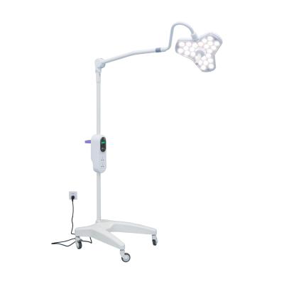 China Operating Room Mobile Type Shadowless Surgical Lights For Pet Hospital Examination Lamp EXLED300M for sale