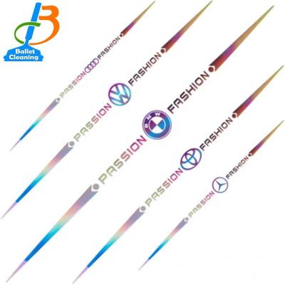 China Eco Large Rainbow Laser Cute/Cartoon Chrome Solvent Size Printing Decorative Self Adhesive PVC Roll Vinyl Film For Car Stickers for sale