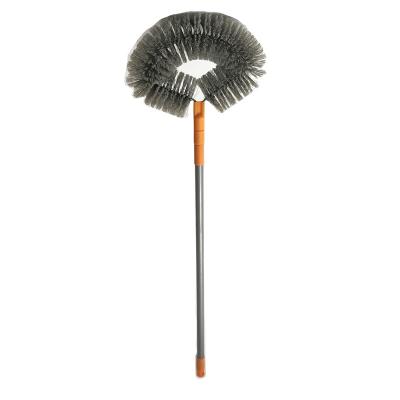 China Family Home Roof Cleaning Blind Tools Telescopic Corner Brush For Cloth Ceiling Corner Extendable Cleaning Brush for sale