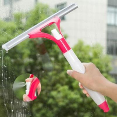 China Viable Equipment Magnetic Window Washer Car Wash Scraper Water Blade Car Silicon Window Spray Glass Squeegee for sale