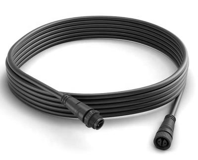 China 105C 300V ip68 extension cable 2pin automotive rubber waterproof cable 5m 2.5m 2m 10m M15 rubber outdoor extension cable / extension for sale