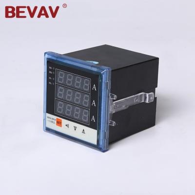 China Digital Current Measurement AC Ammeter , Three Phase AC Electric Current Meter , Ampere Meter BEVAV A+quality for sale