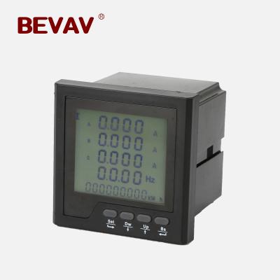 China XD194E-9SY 96*96 Three Phase Electricity Meter With Programmable RS485 Electric Current Meter XD194E-9SY for sale