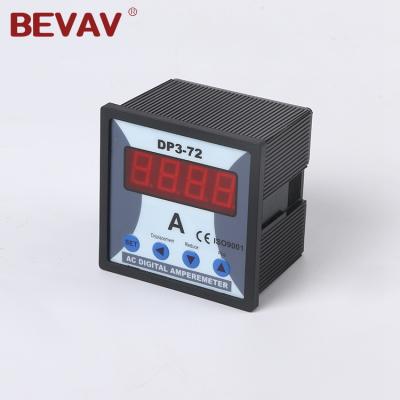 China Gauge BEVAV A+ Grade Single Phase AC Ampere Meter for sale