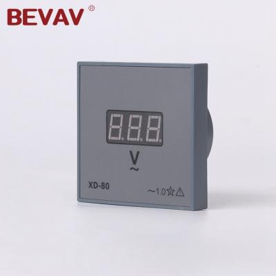 China Measurement BEVAV A+ Grade XD60 Single Phase AC Voltage Meter AC80-500v Panel Voltmeter for sale