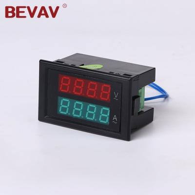 China DL85 Dual LED Digital Voltage Amps AC100-300V Meter Digital AC Voltmeter Ammeter 0-100A AC Panel Voltmeter DL85-2042 for sale