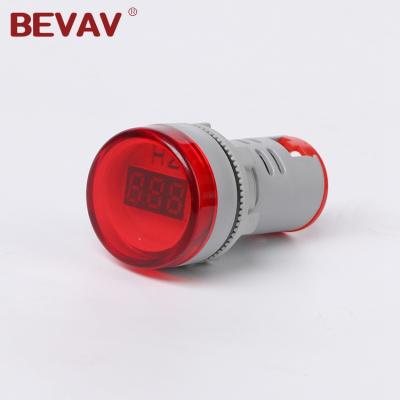 China Industrial Hot Sale Blue AD16-Hz 22mm LED Digital Display Electricity Hertz Frequency Meter of Measurement BEVAV 0-99hz for sale