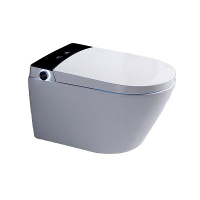 China Double-Flow One-Piece Toilet Heating Seat Hot Water Wc Toilet Wall Hanging Intelligent Smart Toilets for sale