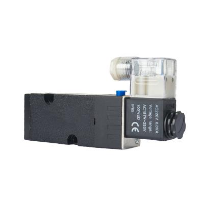 China Single coil wire solenoid air valve the lightweight pneumatic solenoid valve 4M310-10 4M310-10 for sale