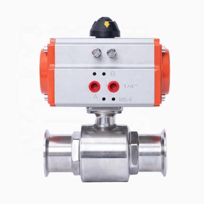 China Corrosion Resistance 304 Stainless Steel Connector Sanitry Good Quality Low Price Quickly Install Suitable Ball Valve for sale