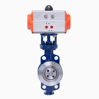 China Corrosion Resistance Quick Install Sanitary DN50-DN150 Pneumatic Actuator Butterfly Valve Seal Sanitary Hard Butterfly Valve for sale