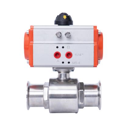 China Corrosion Resistance 304 Stainless Steel Connector Sanitry Good Quality Low Price Quickly Install Suitable Ball Valve for sale