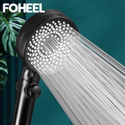 China 3 Mode Handheld Shower Head Shower Water Free Saving One Button Stop Water High Pressure Shower Head for sale