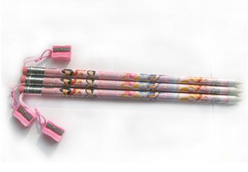 China Triangular Personalized Pencils 6mm For Kids With Sharpener for sale