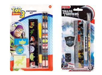 China Toy Story Buzz Stationery Set , Trans Formers Math Sets for sale