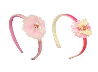 China Plush Flower Ears Headband For Girl for sale