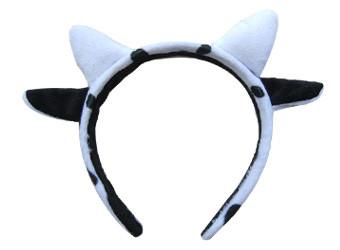 China Plush Cow Ears Headband for sale