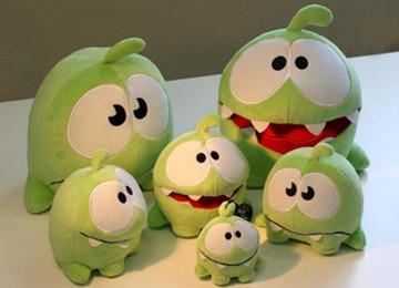 China Om Nom Cut The Rope Plush Toys for sale