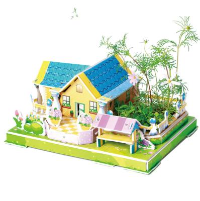 China Unique Cartoon Toy Zilipoo Birthday Gifts For Best Friend 3D Garden DIY Puzzle Kids Toys for sale