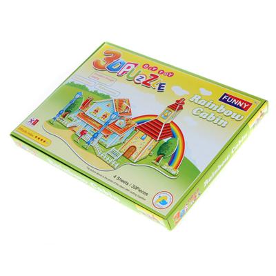 China Toy Zilipoo Cartoon Toy DIY Toy Paper Material 3d puzzle puzzle custom for sale