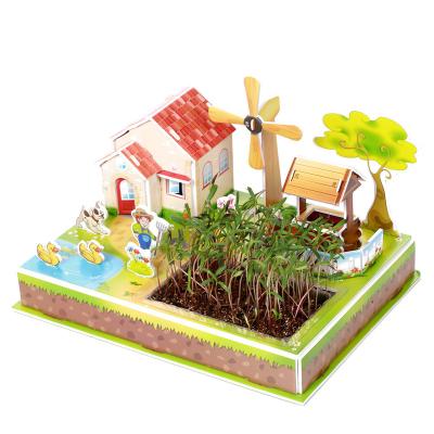 China Toy Zilipoo Hot Sale DIY 3D Cartoon Foam Puzzle Planting Garden Toys For Adult YIWU Maker for sale